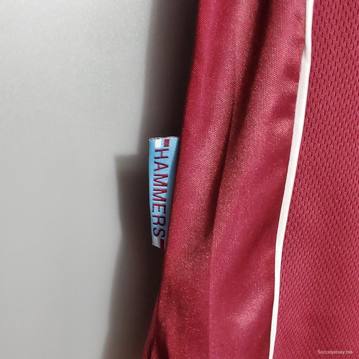 Retro 99/01 West Ham United Home Jersey