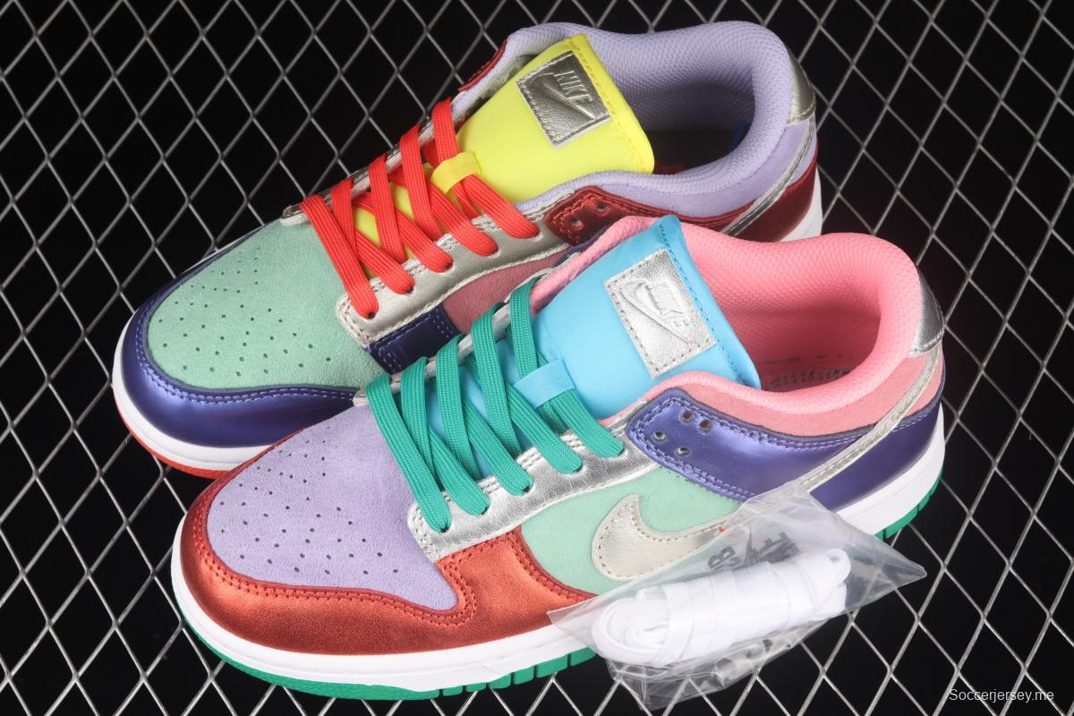 NIKE SB DUNK Low SE Candy Egg 2.0 candy mandarin duck dunk series low side leisure sports skateboard shoes DN0855-600