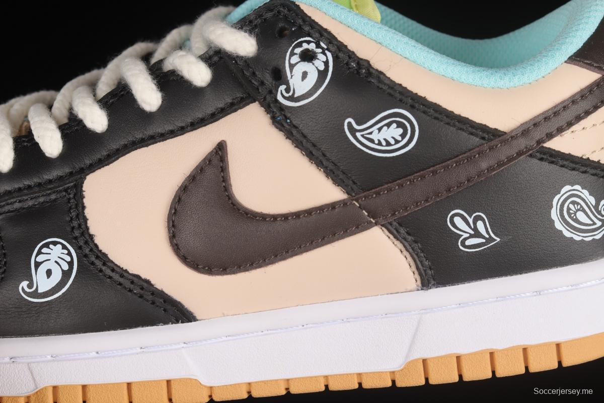 NIKE DUNK Low SE Free .99 Cashew Flower SB Buckle Shredded Backboard Fashion Casual Sneakers DH0952-001