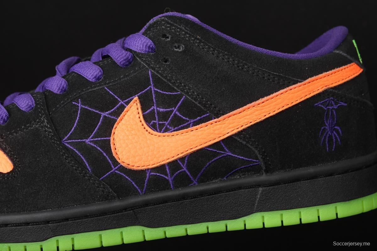 NIKE SB DUNK Low Night of Mischief Halloween themed low top skateboard shoes BQ6817-006