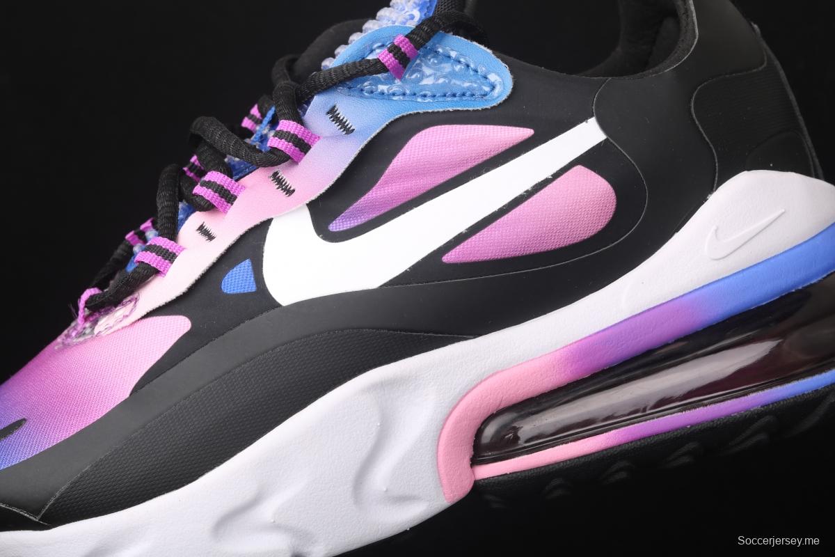 NIKE Air Max 270React 2020 new high-frequency mesh hollowing out function half-palm air cushion running shoes BV3387-400