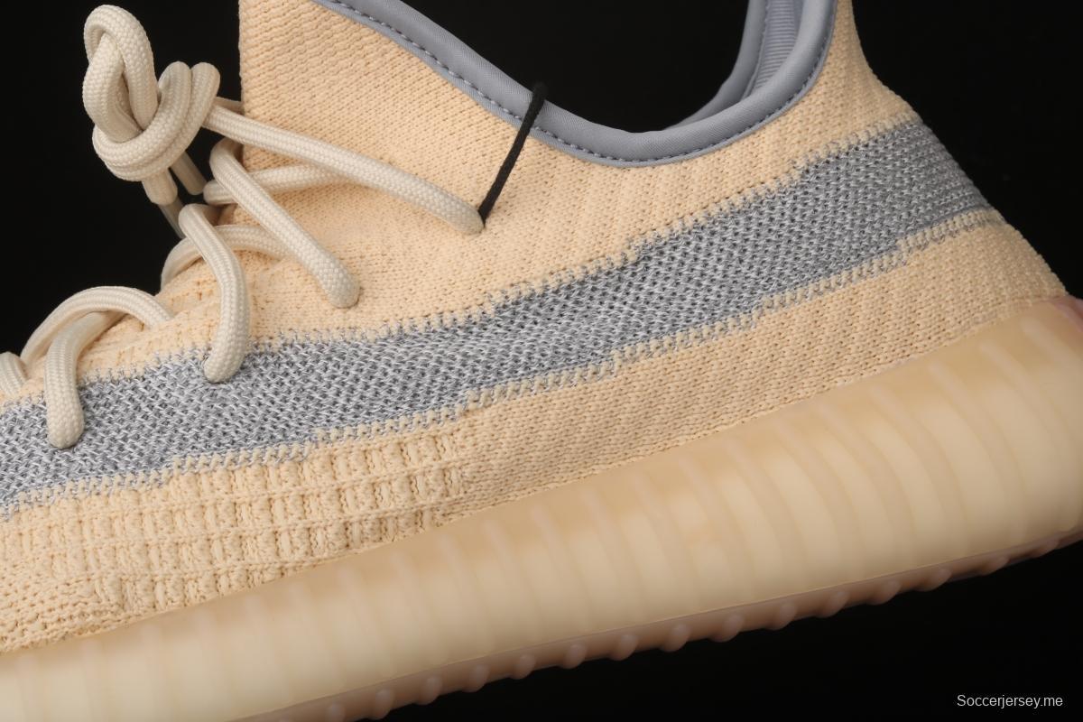 Adidas Yeezy Boost 350 V2 Linen FY5158 Darth Coconut 350 second generation flax full star BASF popcorn