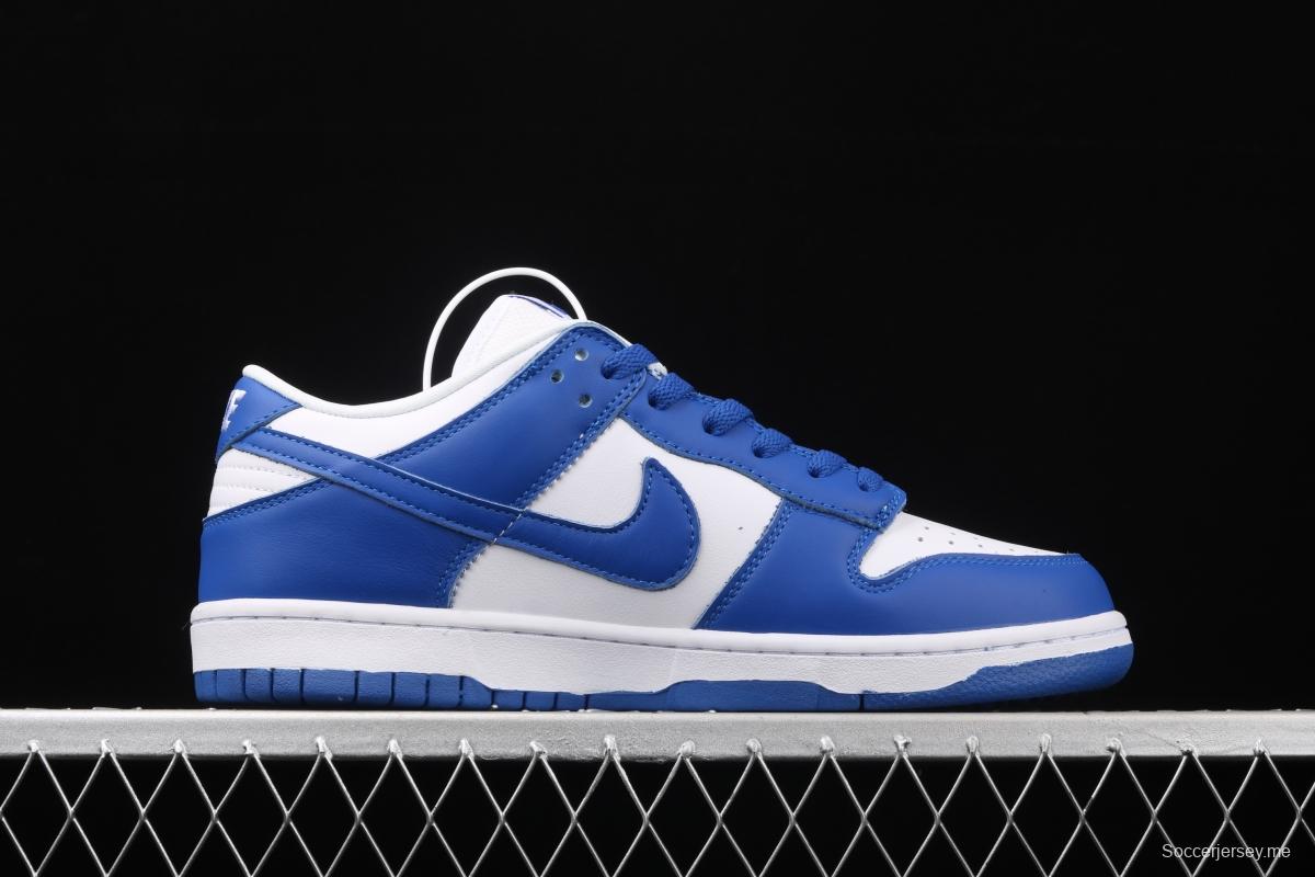 NIKE SB DUNK Low Pro Kentucky White Blue University of Kentucky Board shoes CU1726-100