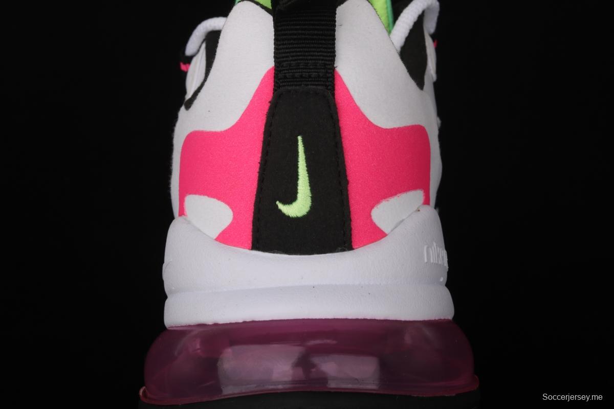 NIKE Air Max 270React new high-frequency mesh function half-palm air cushion cushioning running cloth shoes CJ0619-101