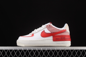 NIKE Air Force 1 ShAdidasow light weight heightened low-top 100-top board shoes CI0919-108