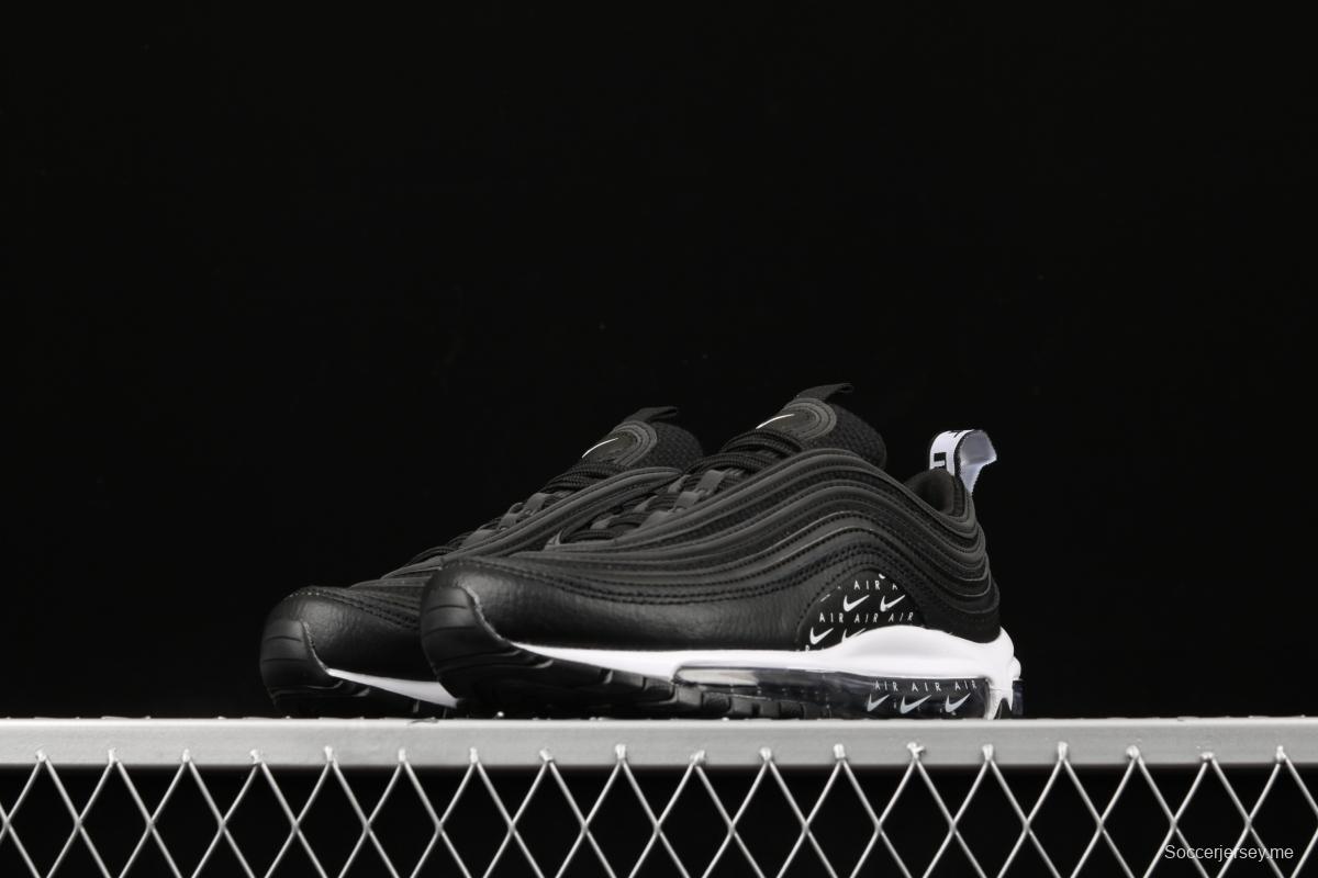 NIKE Air Max 97 Lx black and white serial bullet air cushion running shoes AR7621-001