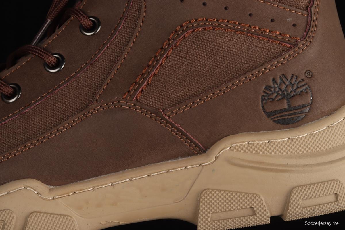 Timberland medium-top outdoor casual shoes TB10057COFFEE