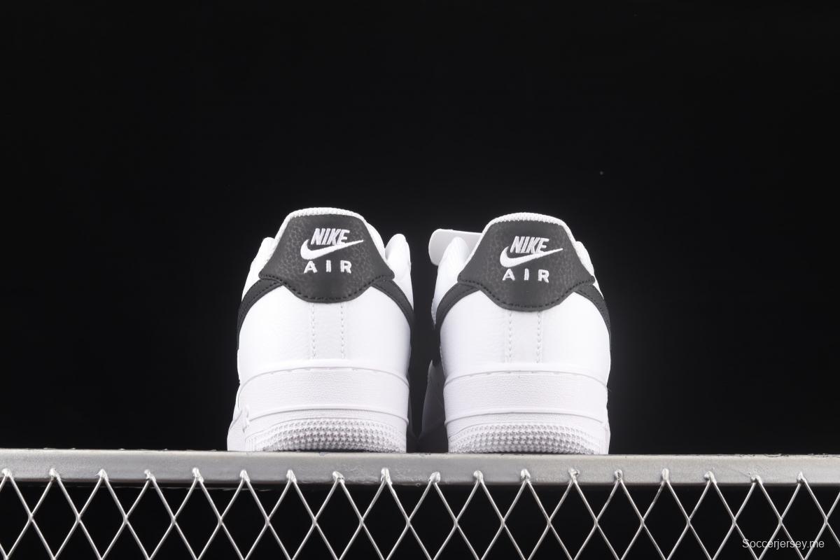 NIKE Air Force 1o07 Low AN20 classic white and black low-top casual board shoes CT2302-100