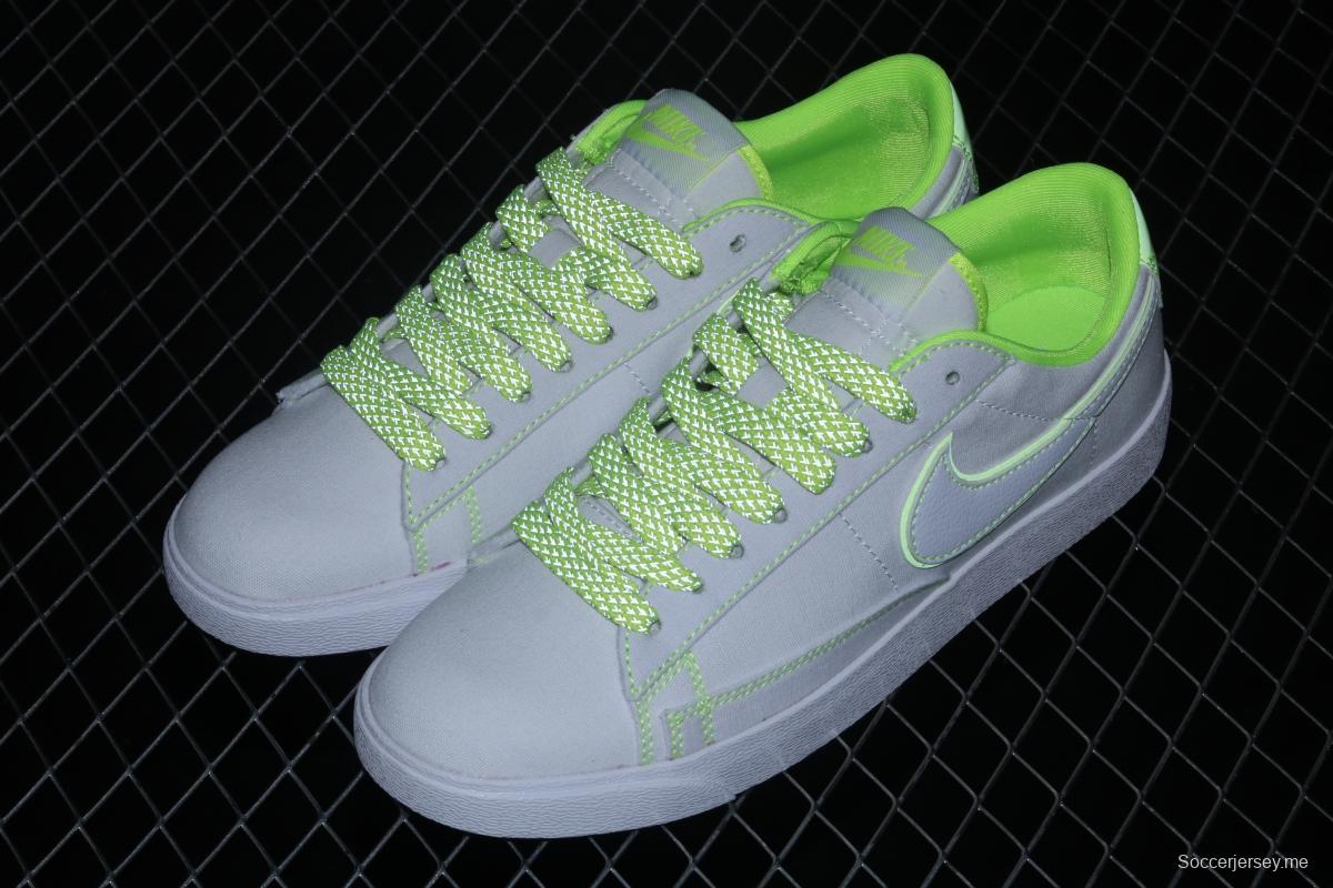 NIKE Blazer Low Lx Trail Blazers 3M reflective canvas low-top skateboard shoes AV9371-813