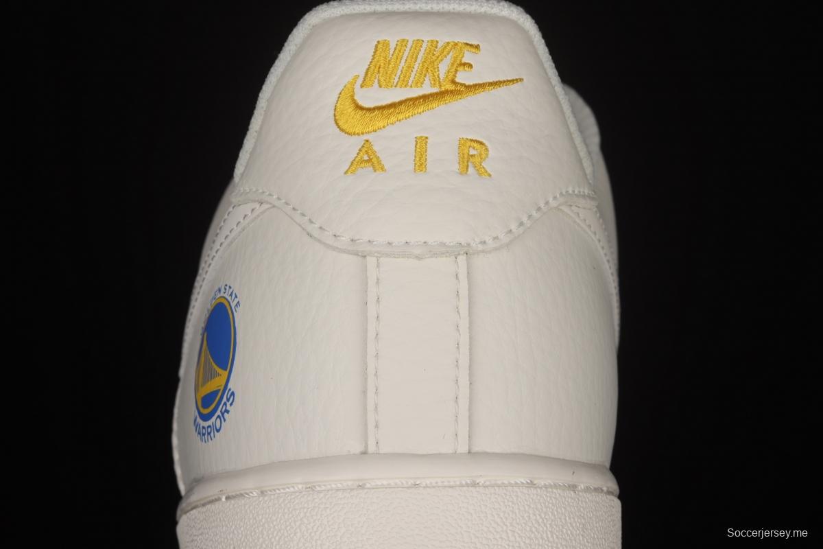 NIKE Air Force 11607 Low Milan Yellow Golden State Warriors City limits Air Force low-top casual board shoes GS6638-150