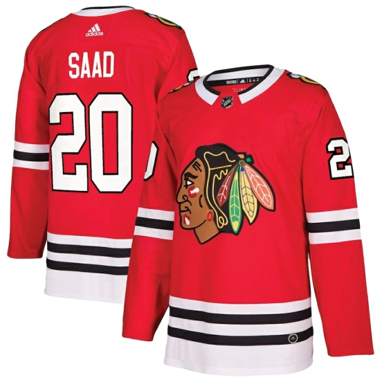 Men's Brandon Saad Red Player Team Jersey