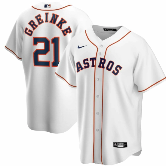 Men's Zack Greinke White Home 2020 Player Team Jersey