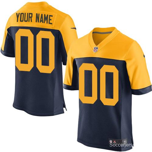 Men's Navy Custom Throwback Elite Team Jersey