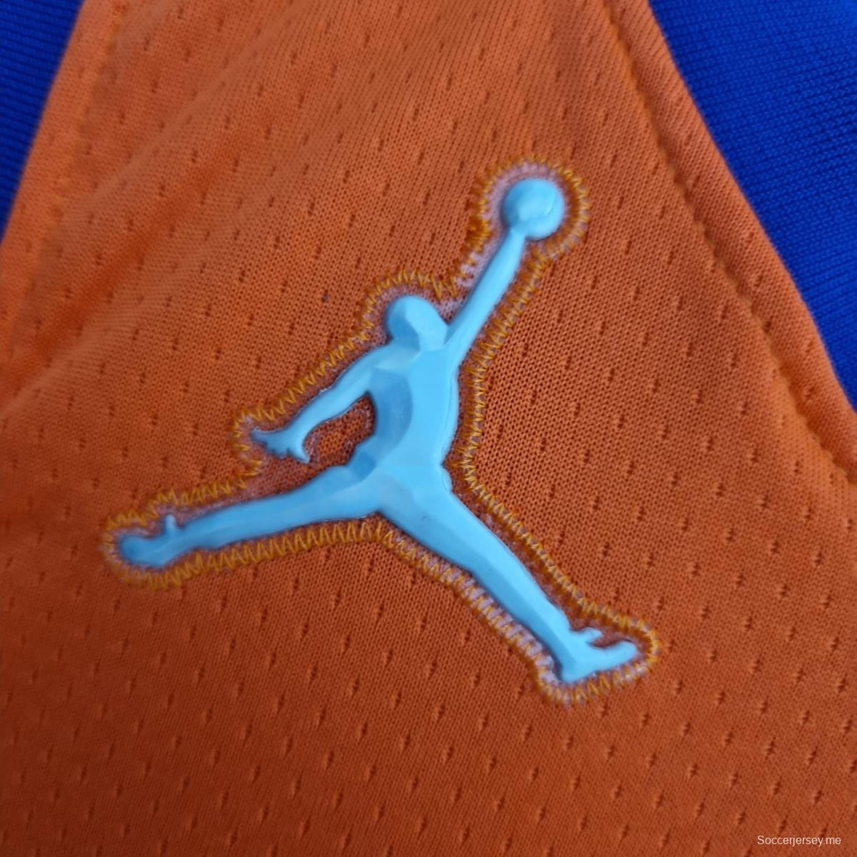 الذكرى 75 للذكرى السنوية الـ 75 لـ NASH#13 قميص فينيكس صنز جوردان ذو الطابع البرتقالي في دوري كرة السلة الأمريكي للمحترفين
