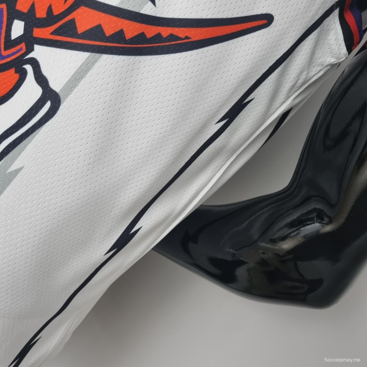 قميص تورونتو رابتورز تورونتو رابتورز ماكريدي # 1 قميص أبيض لكرة السلة للمحترفين
