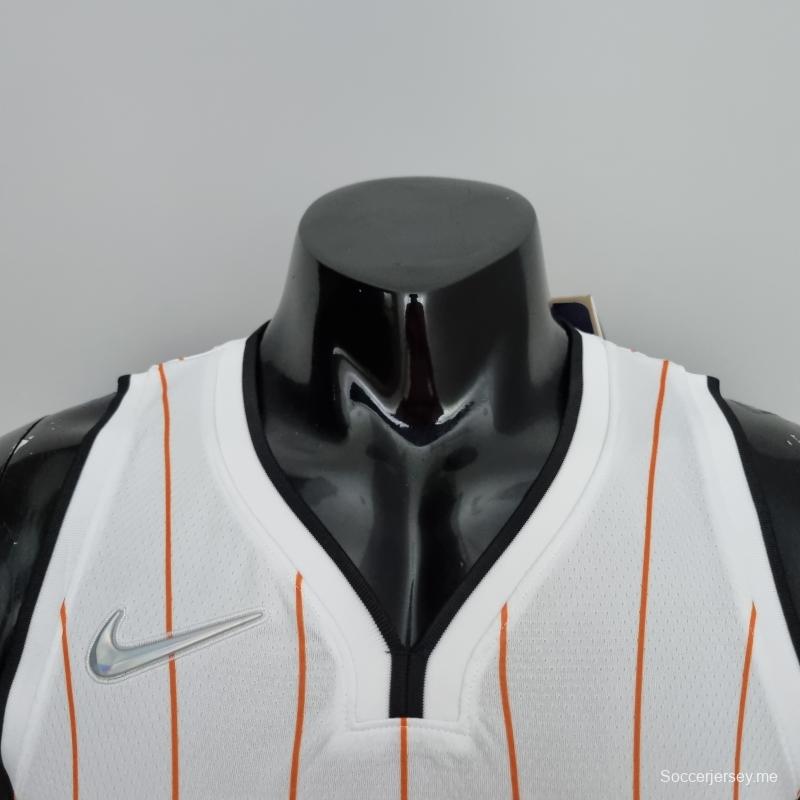 قميص أورلاندو ماجيك أورلاندو ماجيك فولتز #20 قميص دوري كرة السلة الأمريكي للمحترفين باللون البرتقالي الأبيض
