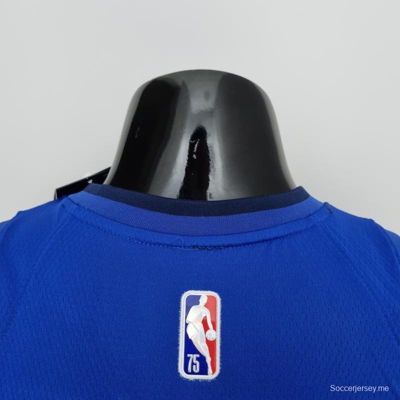 الذكرى ال 75 لمكجرادي #1 قميص أورلاندو ماجيك ماجيك الأزرق رقم 1 في الدوري الأمريكي للمحترفين
