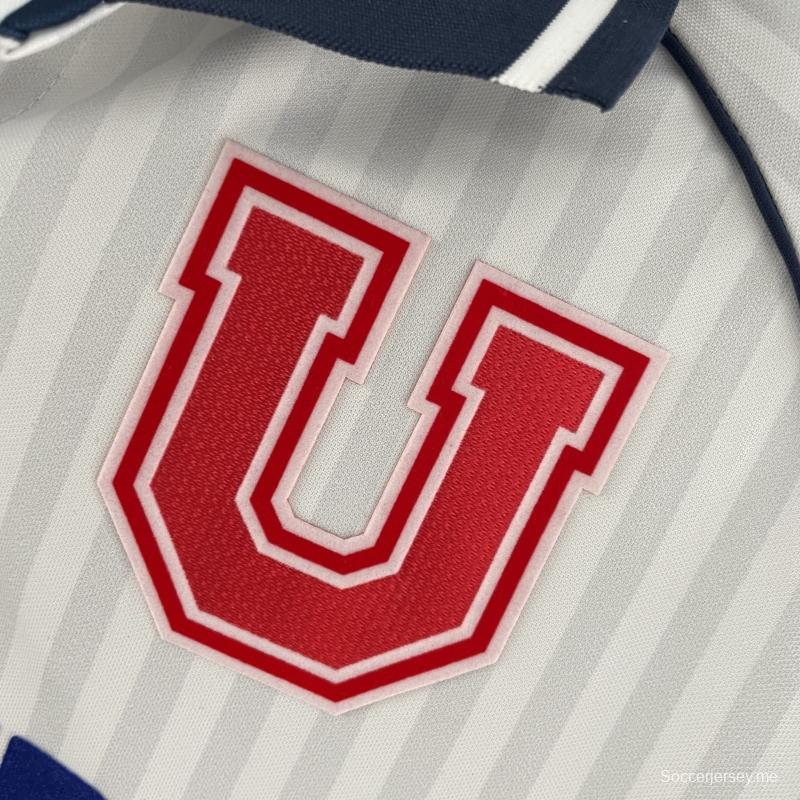 قميص كرة قدم ريترو جامعة تشيلي 94/95 خارج الديار
