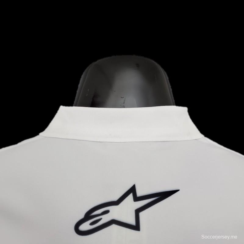 بدلة سباق الفورمولا ون 2021 ياماها ياماها أبيض
