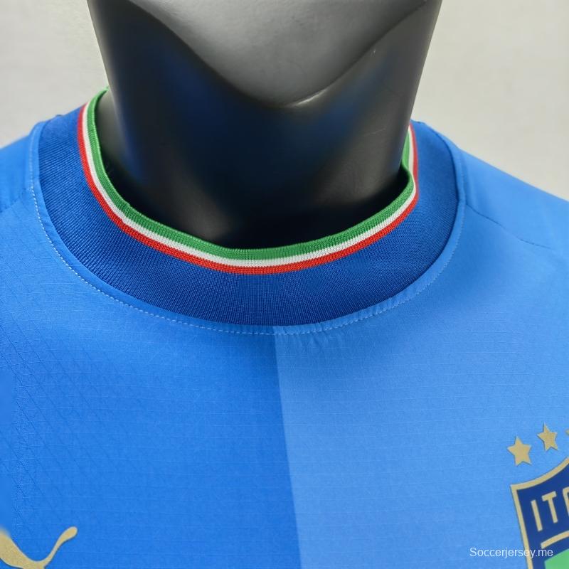 نسخة اللاعب إيطاليا قميص المنتخب الإيطالي
