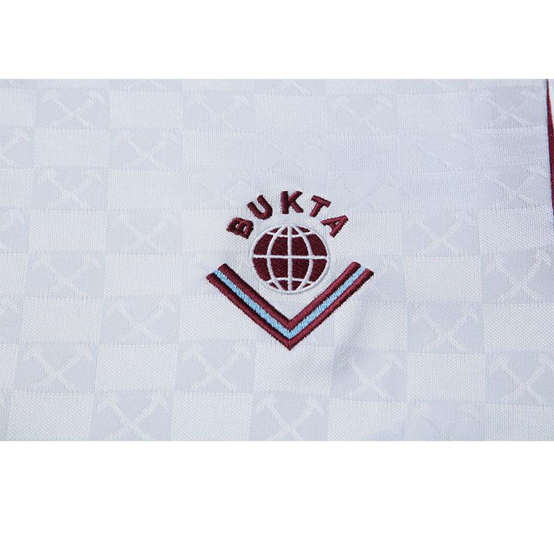 قميص وست هام يونايتد ويست هام يونايتد أبيض قديم 89/90 ذهاباً وإياباً
