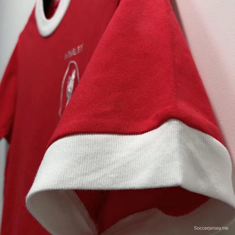 قميص كرة القدم الأساسي لليفربول قديم 1965 ريترو 1965
