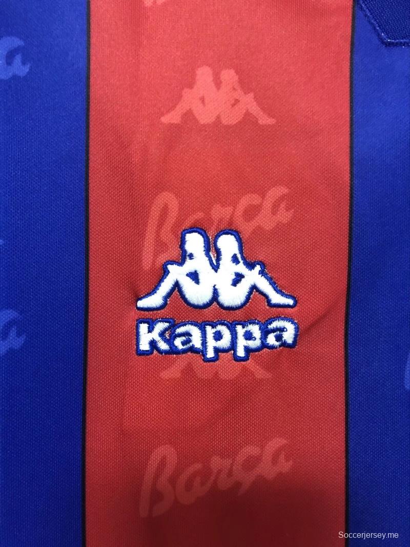 قميص قديم 96/97 ريترو برشلونة لكرة القدم الأساسي
