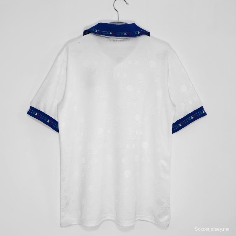 قميص كرة قدم إيطاليا 1994 ريترو 1994 خارج الديار
