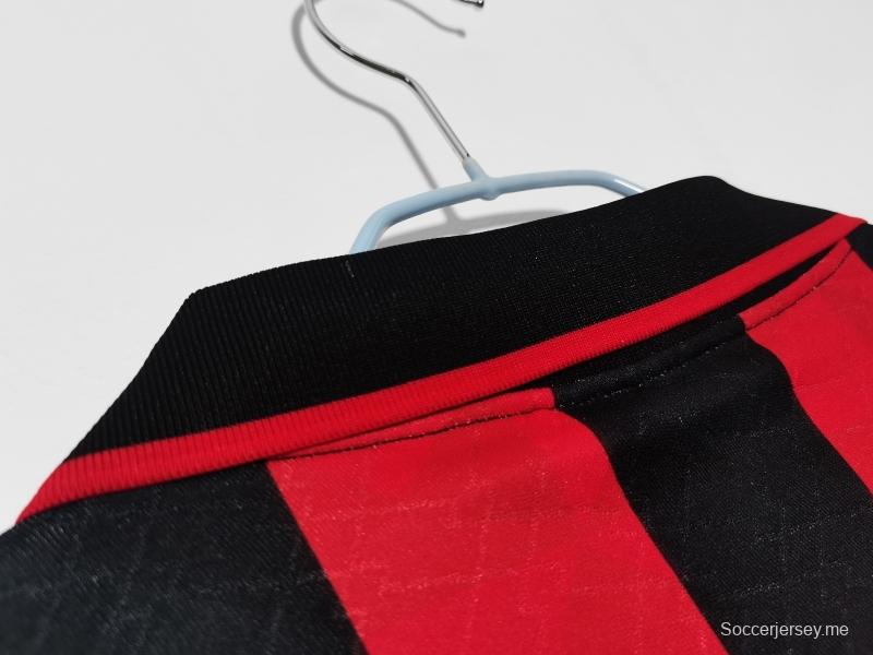 قميص فريق ميلان 1995/96 ريترو 1995/96 لكرة القدم الأساسي
