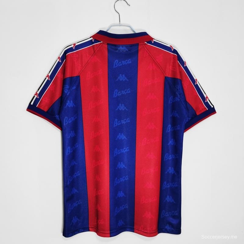 قميص كرة القدم الأساسي لبرشلونة 1995/97 ريترو 1995/97
