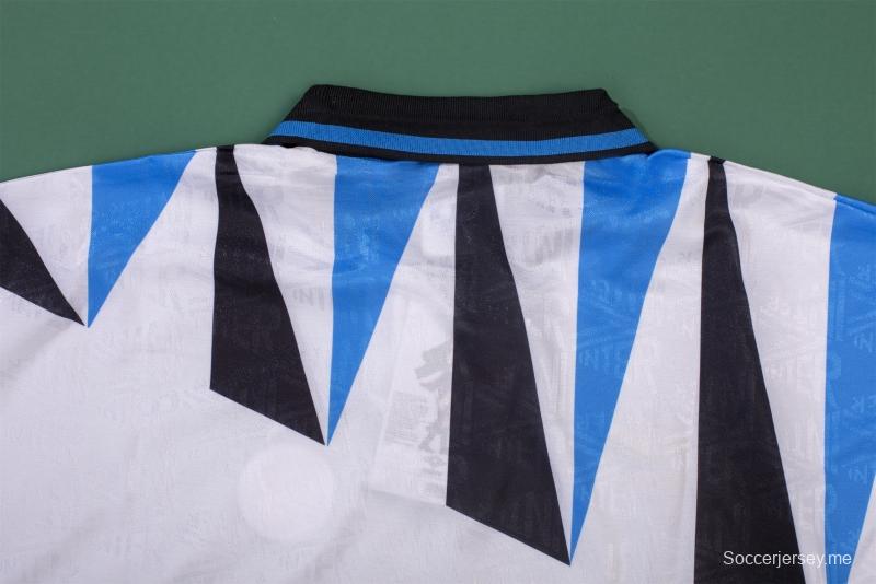 قميص كرة القدم RETRO 92/93 انتر ميلانو خارج أرضه
