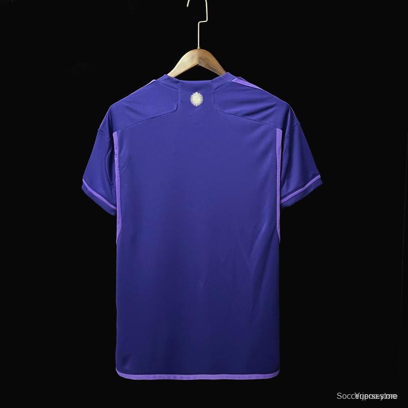 3 نجوم 2022 الأرجنتين 2022 قميص الأرجنتين خارج الديار
