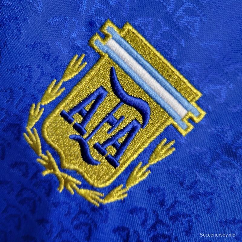 قميص أرجنتيني أزرق عتيق موديل 1994 خارج الديار
