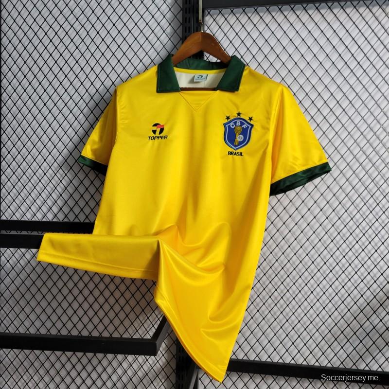 قميص منتخب البرازيل القديم 1988/1990 ريترو
