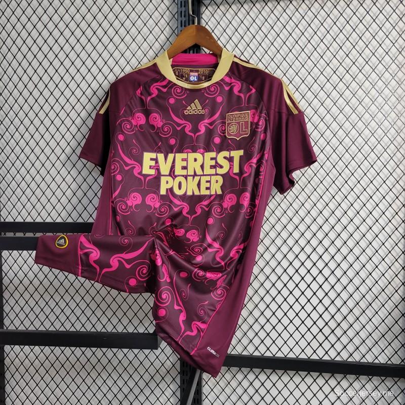 قميص أولمبيك ليون ليون ليون ليون الرجعية 2010-11 2010-11
