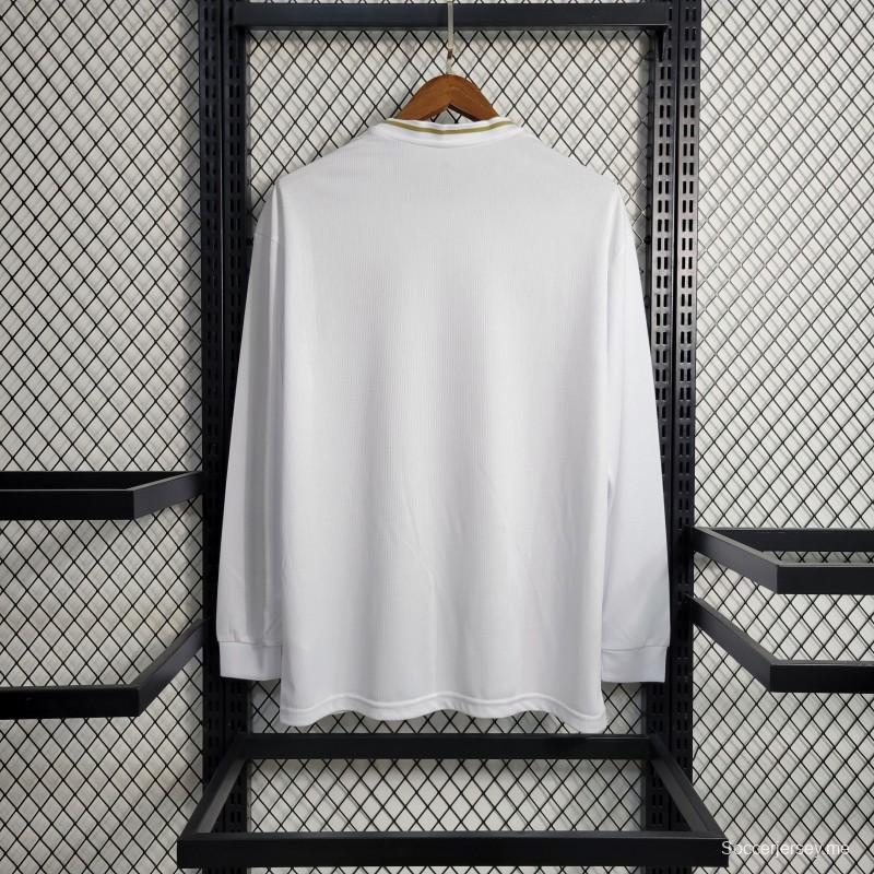 قميص ريترو19-20 ريال مدريد بأكمام طويلة الأكمام
