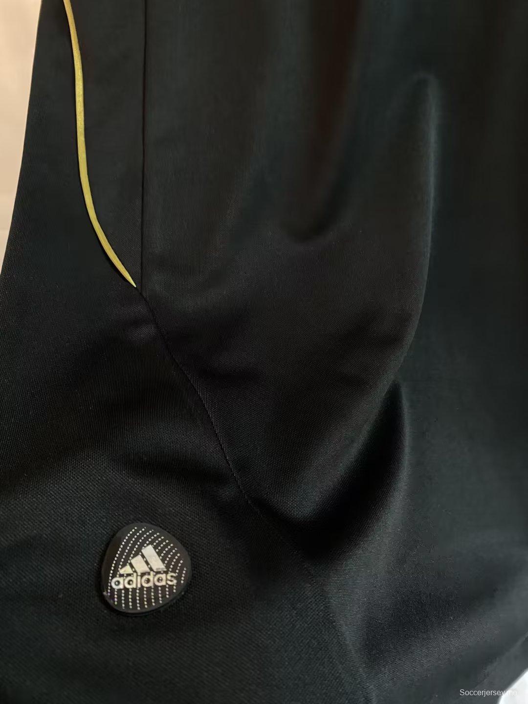 قميص مكسيكي ريترو 2011 ذهاباً وإياباً أسود بأكمام طويلة
