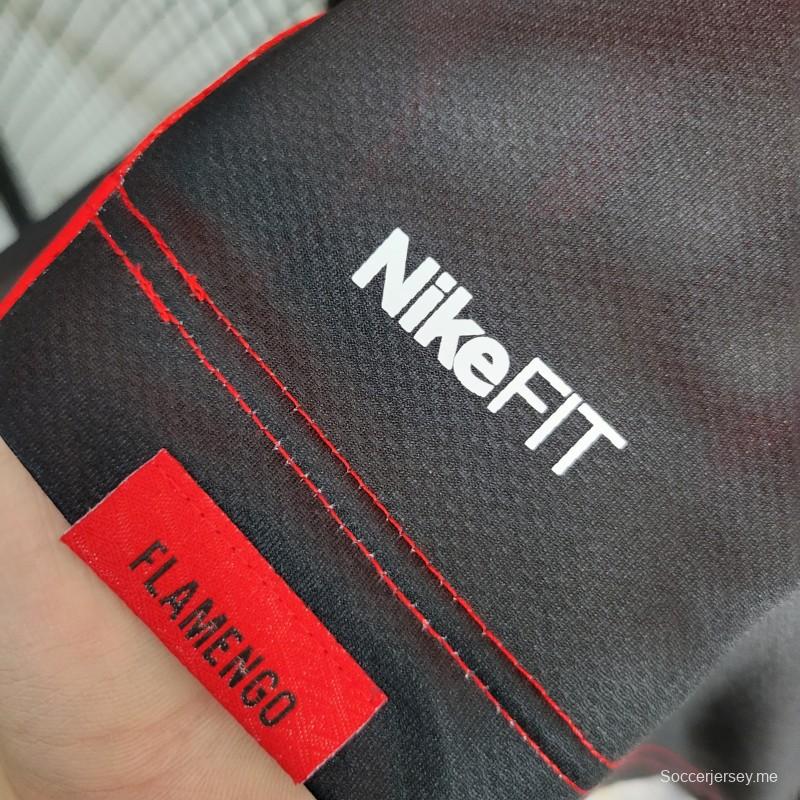 قميص فلامنجو فلامنجو الثالث ريترو 08-09 قميص أحمر أسود ثالث
