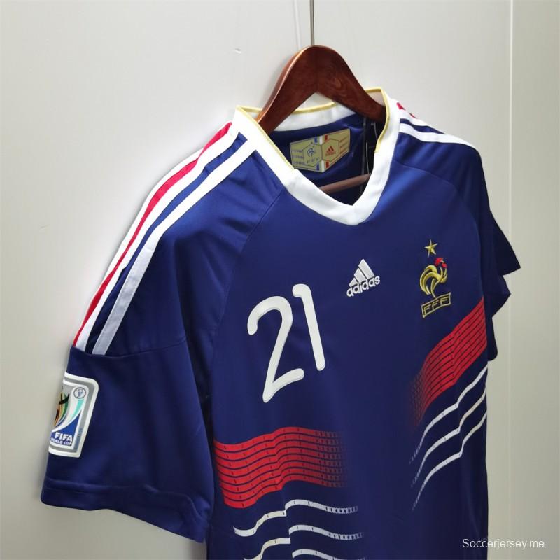 قميص منتخب فرنسا 2010 ريترو 2010
