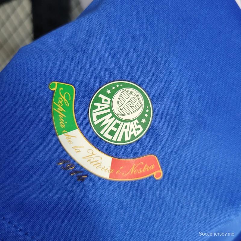 قميص بالميراس 09/10 ريترو 09/10 قميص بالميراس الأزرق الثالث
