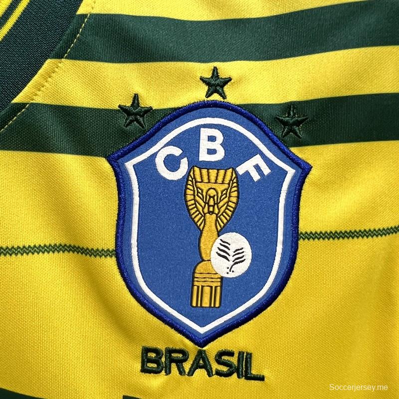 قميص منتخب البرازيل 1984 ريترو البرازيل 1984 هوم جيرسي

