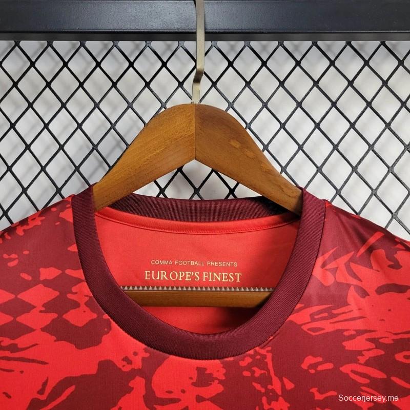 2024 قميص البرتغال فاصلة حمراء خاصة 2024
