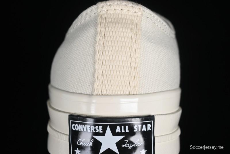 Converse Chuck 1970s Original Cream White Low-Top Casual Canvas Shoes - 151230C