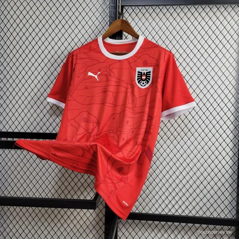 24/25 النمسا القميص الوطني النمساوي الوطني
