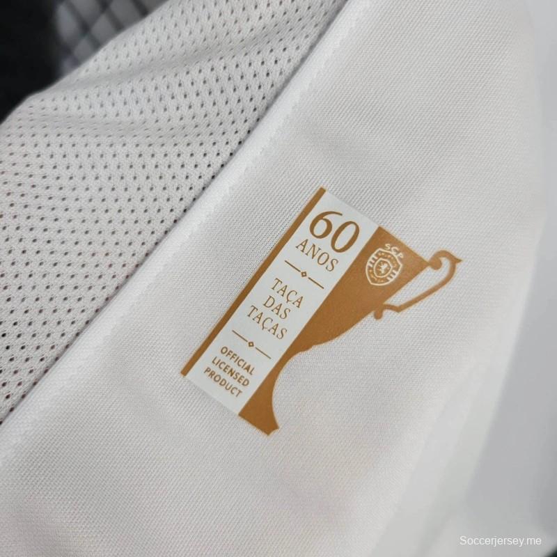 24/25 قميص سبورتينج لشبونة الخارجي الأبيض
