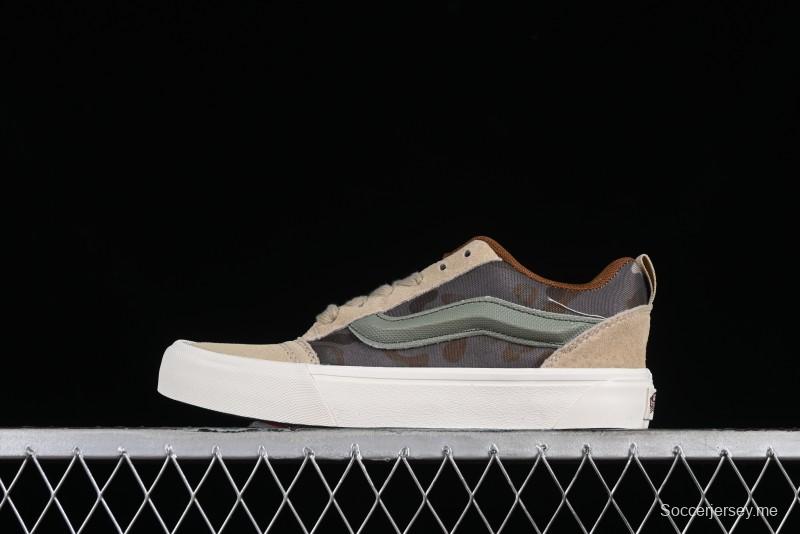 Vans Classics Knu Skool Desert Gray Green Chunky Tongue Bread Shoes - VN0007QC0WD