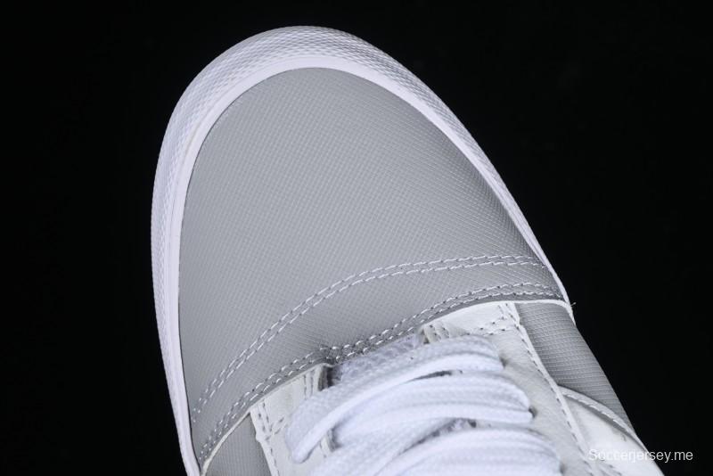 Vans Classics Knu Skool Chunky Tongue Retro Sneakers in Grey White - VN0009QCYF9