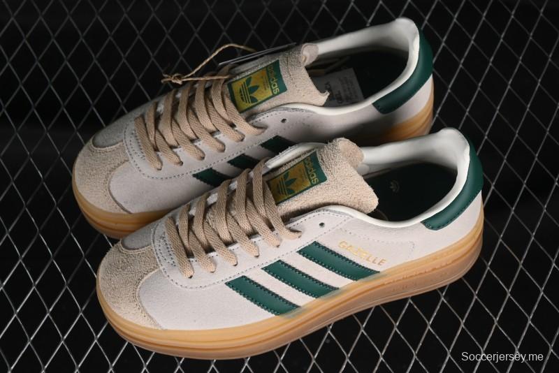 Adidas Originals Gazelle Bold ID7056 Low-Top Sneakers with Thick Sole for Casual Wear, Slip-Resistant and Durable - ID7056