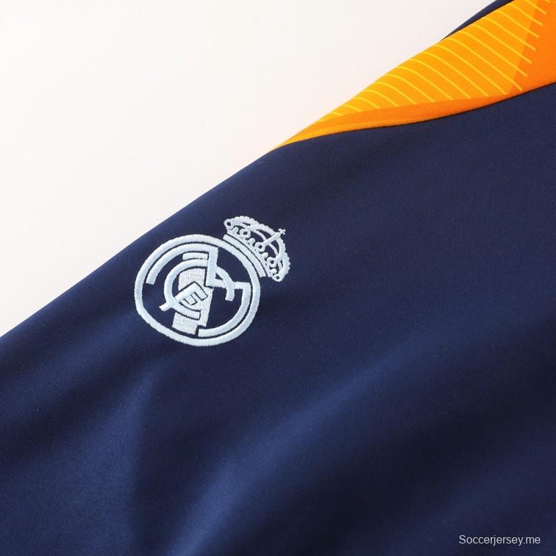 24/25 ريال مدريد أزرق فاتح/أصفر أزرق فاتح/أصفر سحاب كامل + بنطلون طويل
