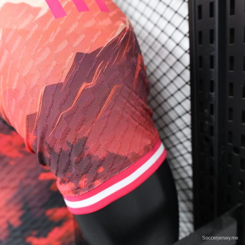 إصدار اللاعب 2024 قميص خاص بمفهوم معبد الغروب الياباني 2024
